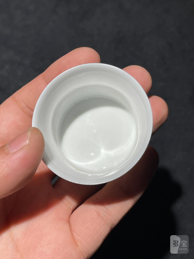 解放初 雷火莲风格粉彩十八罗汉杯一套十八件 - 图67